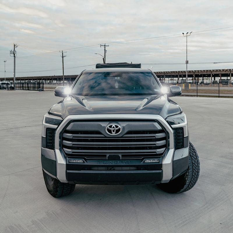 Load image into Gallery viewer, Low Profile Ditch Light Brackets Fits 2022+ Toyota Tundra
