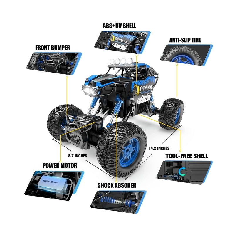 Load image into Gallery viewer, CROBOLL 1:12 RC Car for Boys with Lifting Function and 4WD
