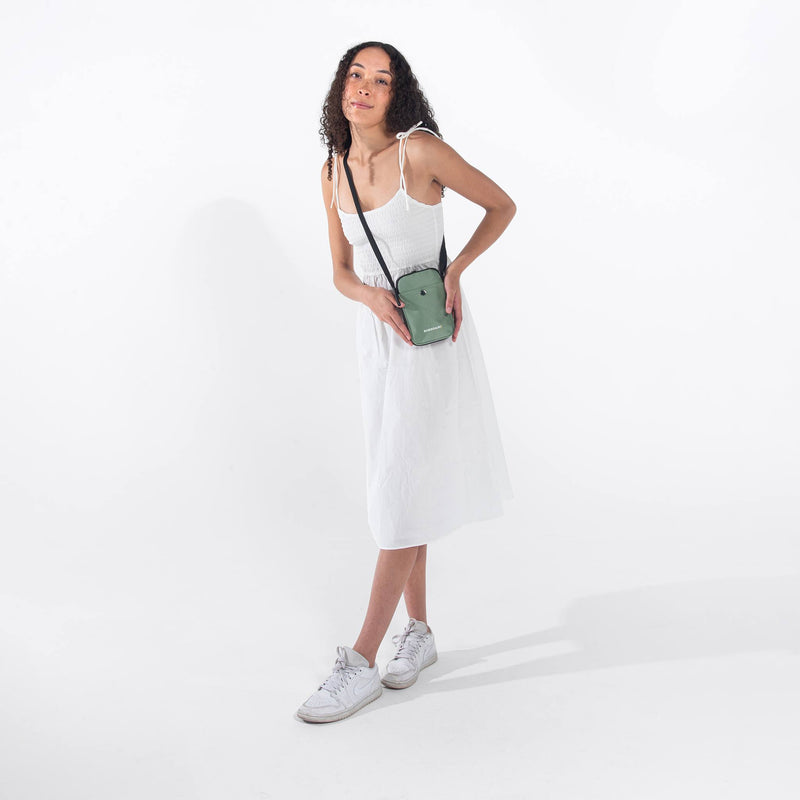Load image into Gallery viewer, Simplicity AT | Crossbody Wallet - Aloe Mist Green
