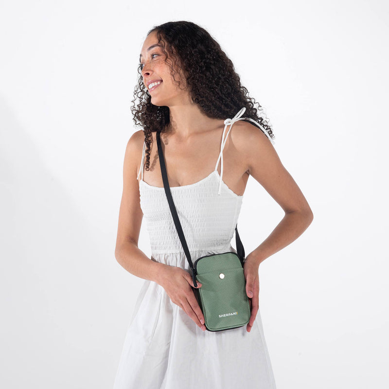Load image into Gallery viewer, Simplicity AT | Crossbody Wallet - Aloe Mist Green
