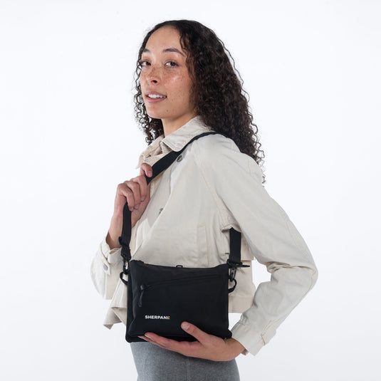 Zoom | Slim RFID Crossbody - Desert Pink