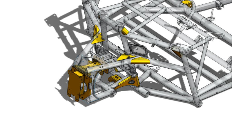 Load image into Gallery viewer, Maverick X3 Chromoly Race Gusset Kit
