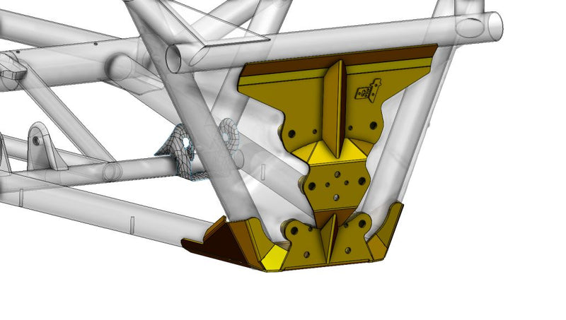 Load image into Gallery viewer, Maverick X3 Rear Radius Rod Reinforcement Plate

