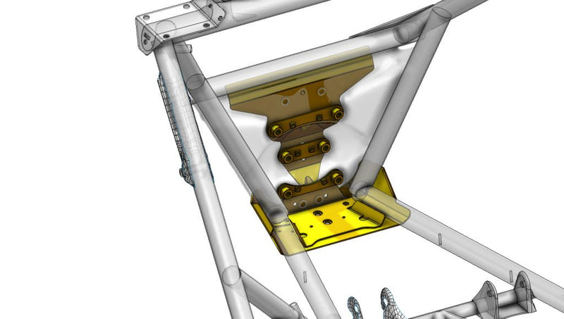 Load image into Gallery viewer, Maverick X3 Rear Radius Rod Reinforcement Plate
