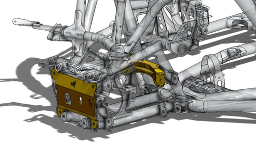 Polaris Pro R Front Gusset Kit