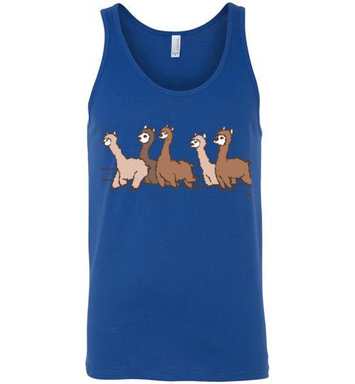 Load image into Gallery viewer, Curious Alpacas Canvas Unisex Tank
