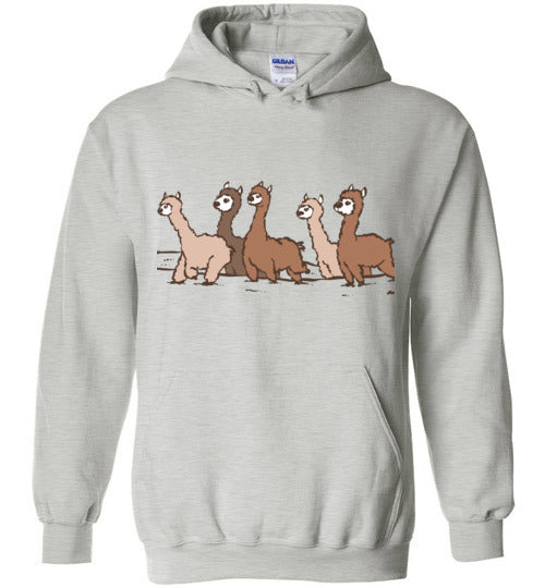 Load image into Gallery viewer, Curious Alpacas Gildan Heavy Blend Hoodie
