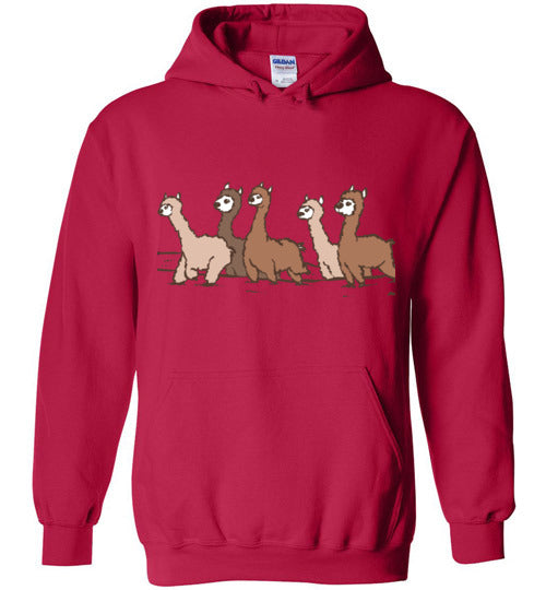 Load image into Gallery viewer, Curious Alpacas Gildan Heavy Blend Hoodie
