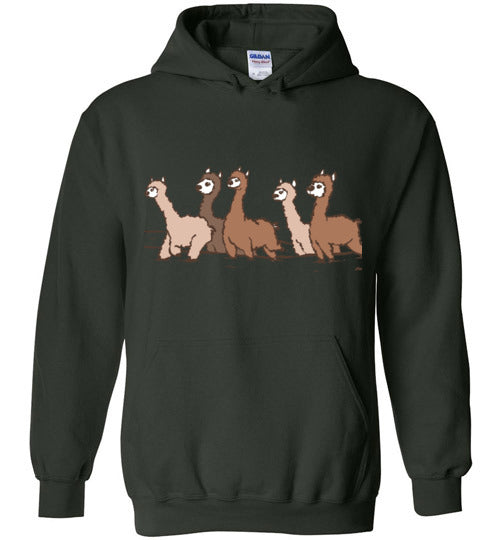 Load image into Gallery viewer, Curious Alpacas Gildan Heavy Blend Hoodie
