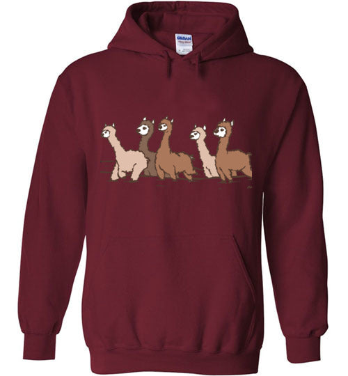 Load image into Gallery viewer, Curious Alpacas Gildan Heavy Blend Hoodie
