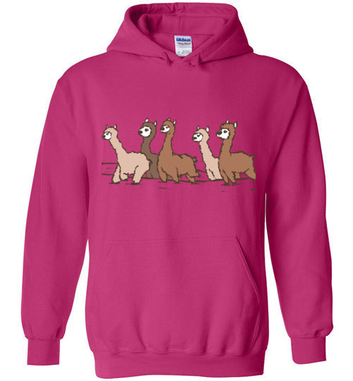 Load image into Gallery viewer, Curious Alpacas Gildan Heavy Blend Hoodie
