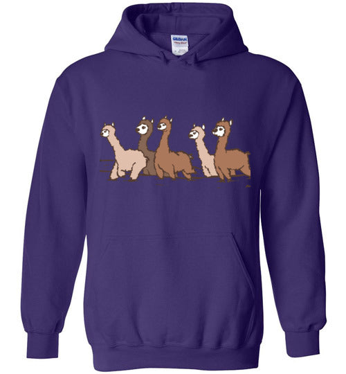 Load image into Gallery viewer, Curious Alpacas Gildan Heavy Blend Hoodie
