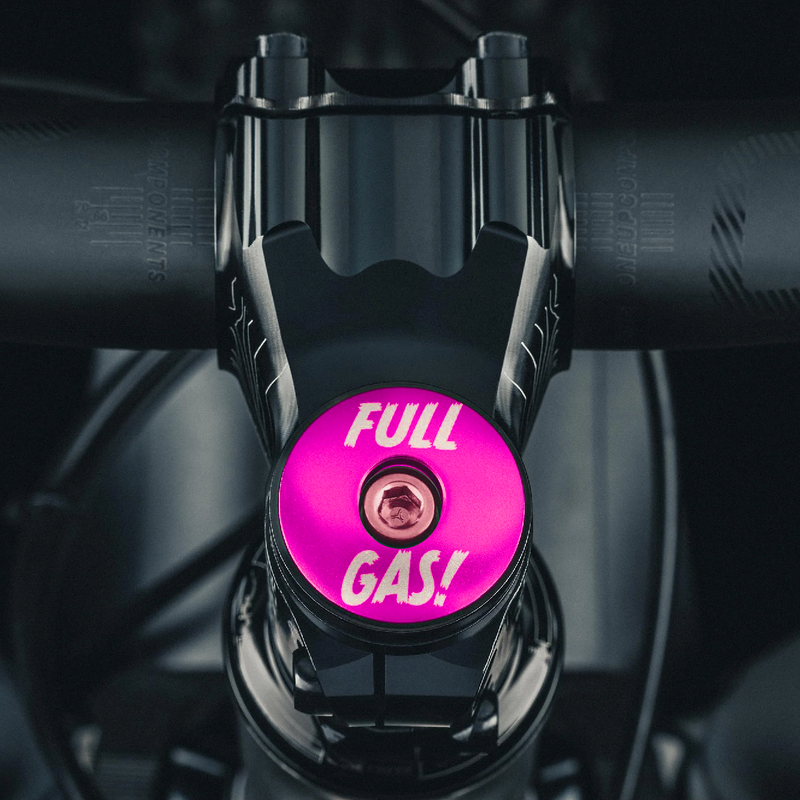 Load image into Gallery viewer, Full Gas - Custom Bicycle Headset Cap
