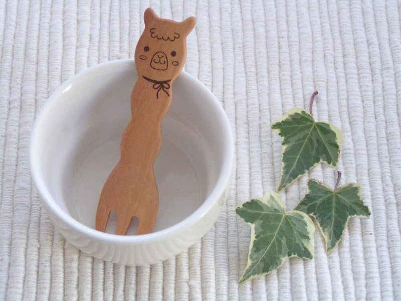 Load image into Gallery viewer, Cute Alpaca Snack Fork
