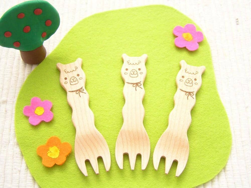 Load image into Gallery viewer, Cute Alpaca Snack Fork
