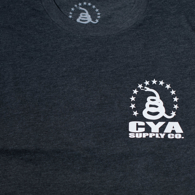 Load image into Gallery viewer, CYA Supply T-Shirt Snake Logo
