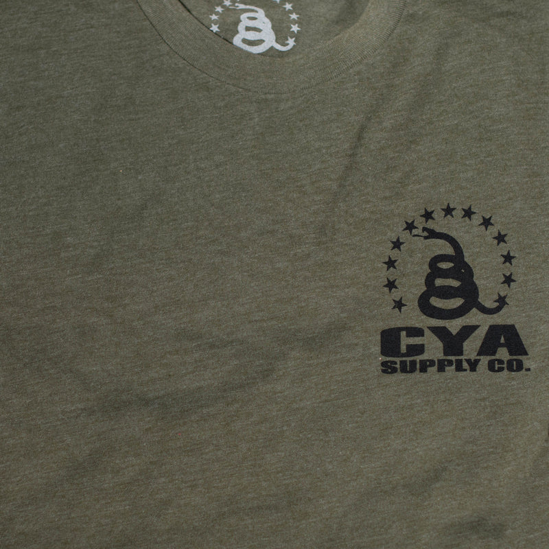 Load image into Gallery viewer, CYA Supply T-Shirt Snake Logo
