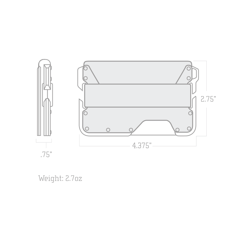 Load image into Gallery viewer, D01 Dapper™ Bifold Wallet - Special Edition - Slate Grey
