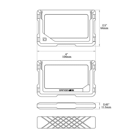 D03 Lite Dapper Rail Wallet