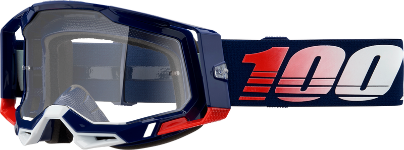 Load image into Gallery viewer, 100% Racecraft 2 Goggles - Republic - Clear 50009-00022
