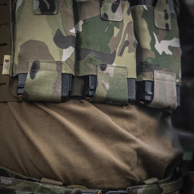 Load image into Gallery viewer, M-Tac Elastic Triple Mag Pouch Elite Laser Cut
