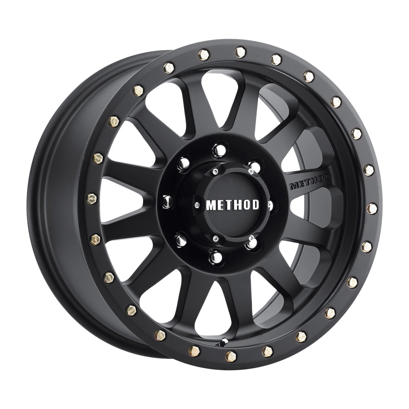 Load image into Gallery viewer, Method MR304 Double Standard 20x10 -18mm Offset 8x6.5 130.81mm CB Matte Black Wheel
