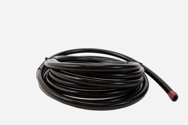 Load image into Gallery viewer, Aeromotive PTFE SS Braided Fuel Hose - Black Jacketed - AN-10 x 8ft 15328
