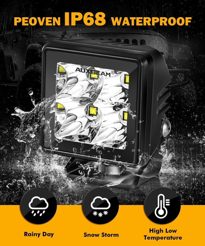 Load image into Gallery viewer, 2 Inch 40W 4000LM LED Pod White Spot Offroad Light
