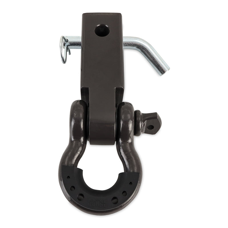Load image into Gallery viewer, Borne Off-Road Borne Hitch Receiver and Shackle Set Black
