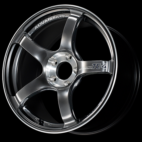 Advan TC-4 SE 16x5.5 / +45 Offset / 4x100 / 63mm Bore / Racing Hyper Black and Diamond Cut YADS6B45AHBF