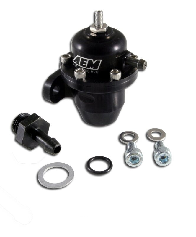 Load image into Gallery viewer, AEM Electronics Fuel Pressure Regulator Black Honda Acura
