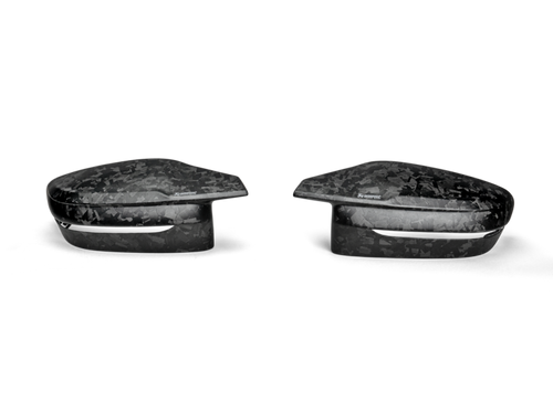 Akrapovic BMW M2 Coupe (G87) Chopped Carbon Fiber Mirror Cap Set - Matte