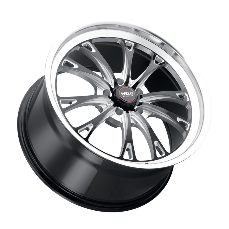 Load image into Gallery viewer, Weld S157 20X10.5 Belmont Drag 5X127 ET38 BS7.25 Gloss Black MIL Dia 71.5
