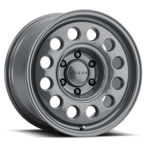 Nomad N501UG Convoy 15x7in / 6x139.7 BP / -10mm Offset / 107.95mm Bore - Gloss Grey Wheel