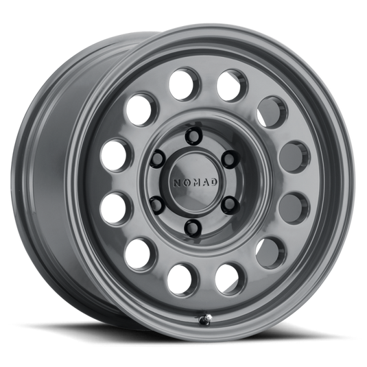 Nomad N501UG Convoy 17x8.5in / 6x139.7 BP / -10mm Offset / 106.1mm Bore - Gloss Grey Wheel