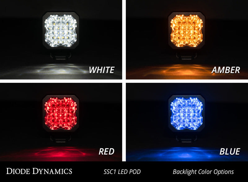 Load image into Gallery viewer, Diode Dynamics Stage Series C1 LED Pod Pro - White Flood Flush ABL Each
