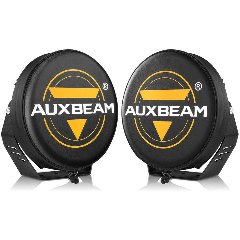 Load image into Gallery viewer, (2pcs/set) 9 Inch Round LED Driving Light Black Leather Cover Light Shield Cover
