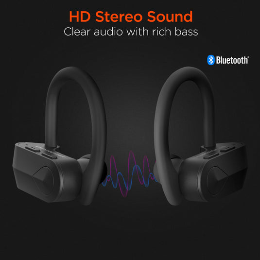 HyperGear Sport X2 True Wireless Earbuds with 4 Hours of Playtime per Charge