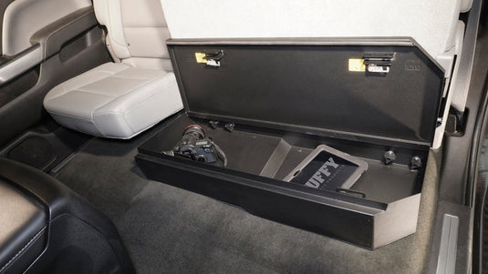 Tuffy Underseat Lockbox 2/3 Length W/ Keyed Lock For Chevrolet Silverado & Gmc Sierra