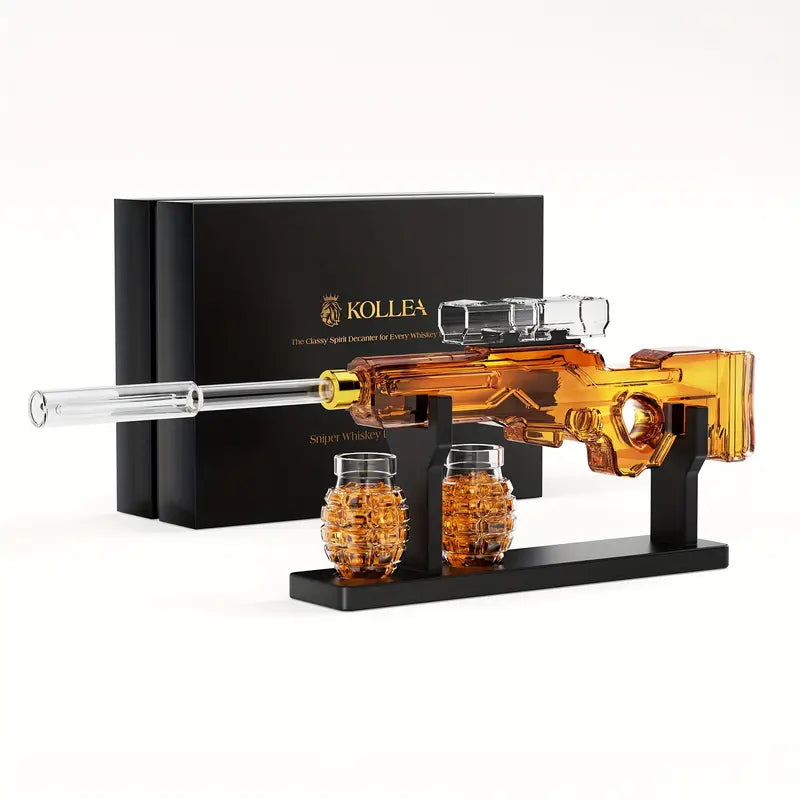 Load image into Gallery viewer, Sniper Whiskey Decanter Set
