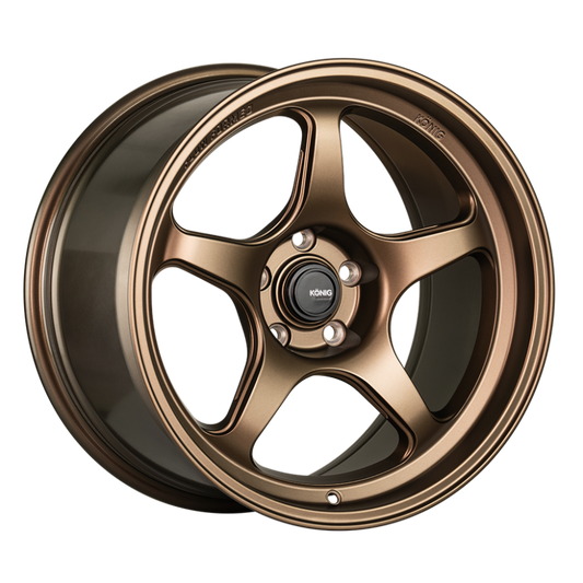 Konig Hyperspec 18x8.5A 5x114.3 ET35 Matte Bronze Wheel (Knurled Bead)