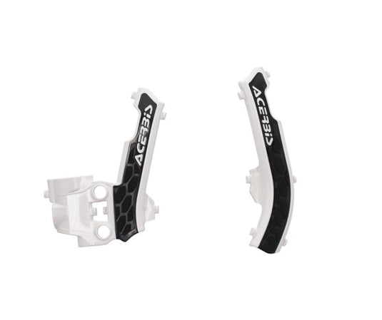 Acerbis 17+ KTM SX50/ SX-E 3/SX-E 5/ Husq EE 5/TC50/ GasGas Frame Guards- X-Grip - White/Black 2979611035