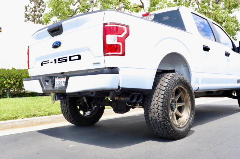 Load image into Gallery viewer, Carven 15-20 Ford F-150 Ecoboost Competitor Series Cat-Back w/TR-Series Muf. &amp; 4in Dual Tip-Black
