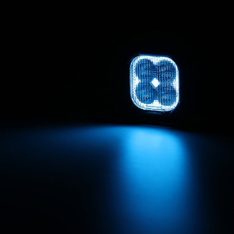 Load image into Gallery viewer, Color Play Series 3 Inch 116W RGB LED Pod Lights Flood Off Road Lights With 8 Backlight Options
