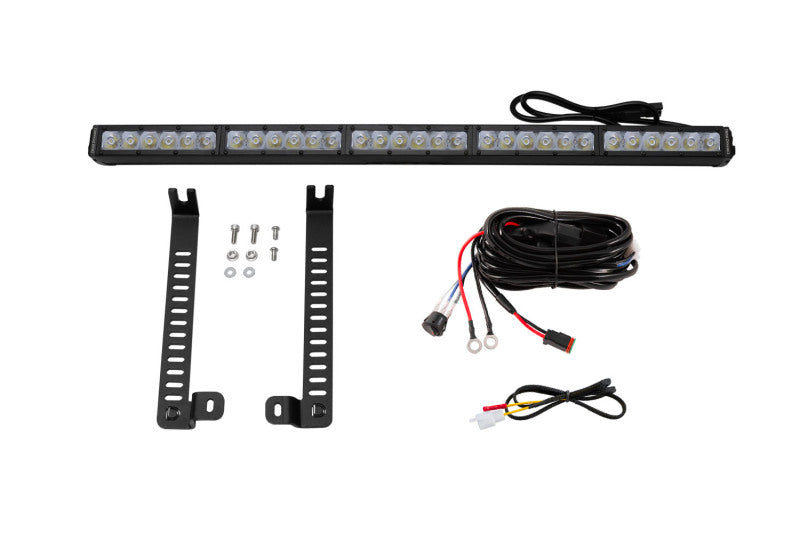 Load image into Gallery viewer, Diode Dynamics 14-19 Toyota 4Runner SS30 (Single) Stealth Lightbar Kit - White Driving

