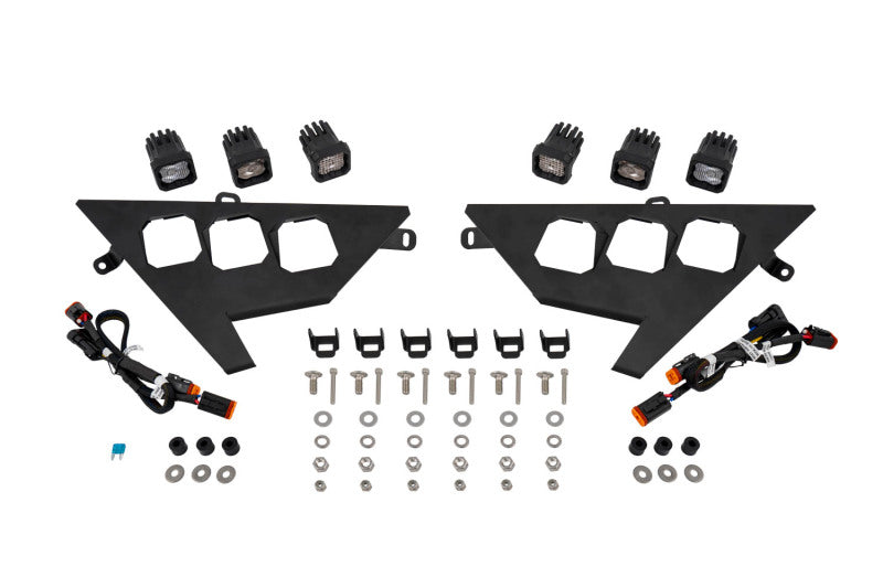 Load image into Gallery viewer, Diode Dynamics 20-Present Polaris RZR C1 Headlamp Kit Sport - White ABL (Pair)

