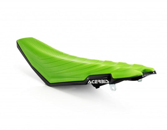 Acerbis 21-23 Kawasaki KX250 KX250X/19-23 KX450 X-Seat Soft - Green/Black 2742611089