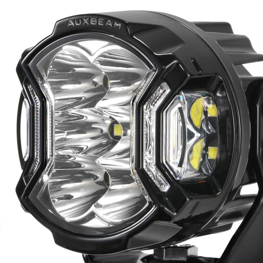 V-ULTRA Series | 3 Inch 108W LED Side Shooter White Pod Lights with Amber DRL