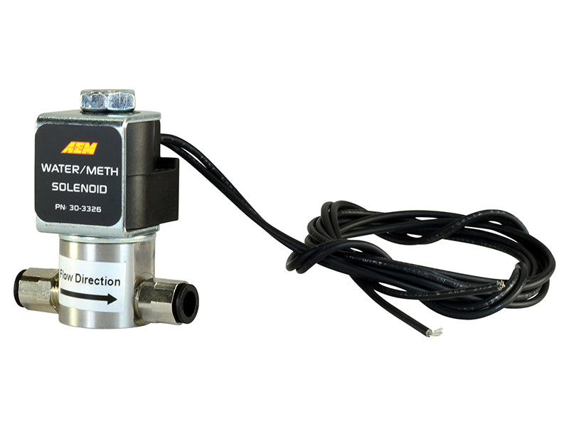 Load image into Gallery viewer, AEM Water/Methanol Injection System - High-Flow Low-Current WMI Solenoid - 200PSI 1/8in-27NPT In/Out 30-3326
