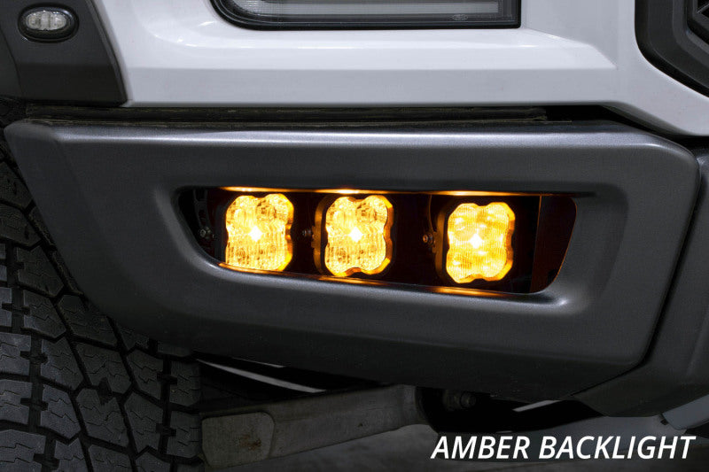 Load image into Gallery viewer, Diode Dynamics 17-20 Ford Raptor SS3 LED Fog Light Kit - White Sport
